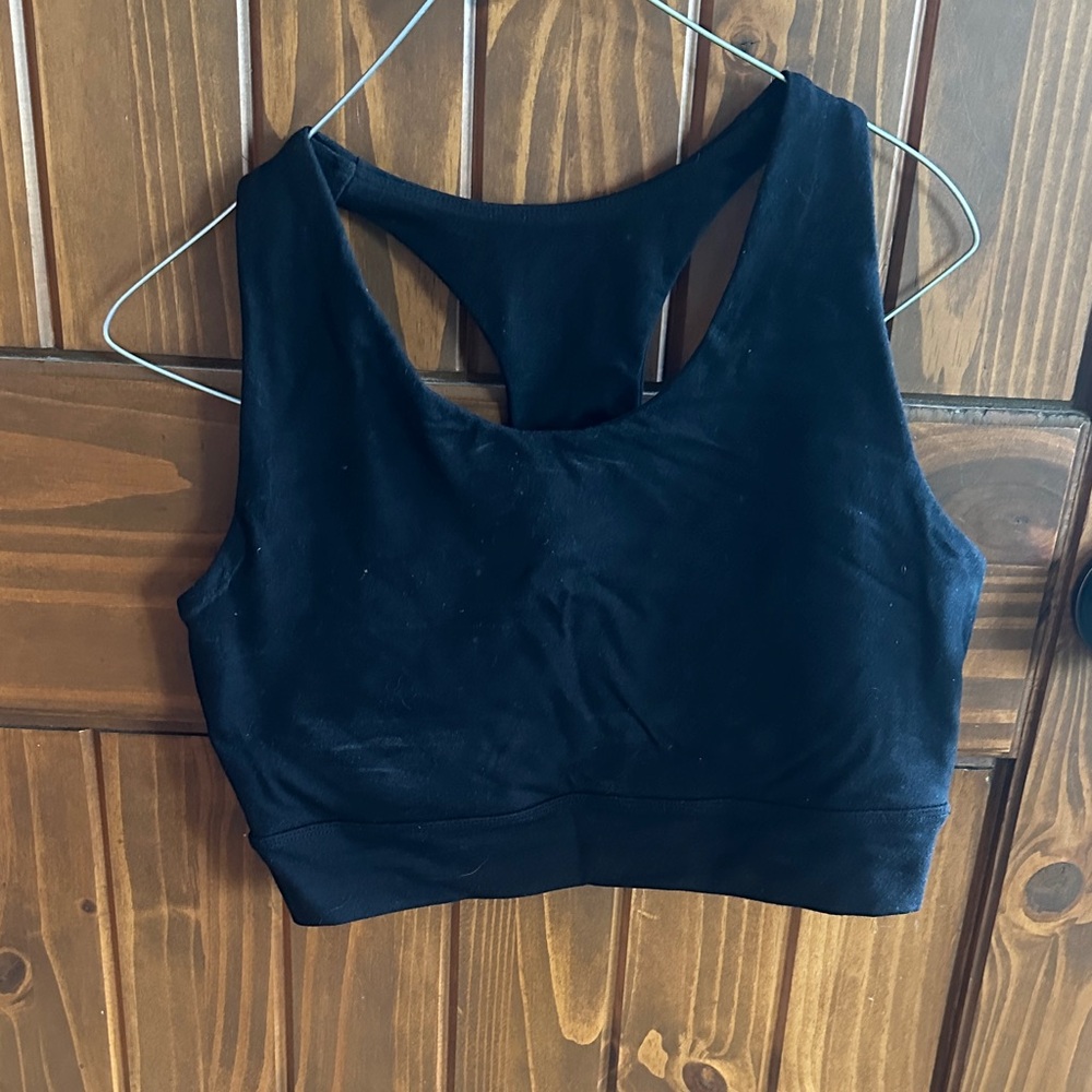 BOODY Black Racerback Sports Bra